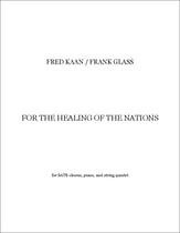 For the Healing of the Nations SATB choral sheet music cover